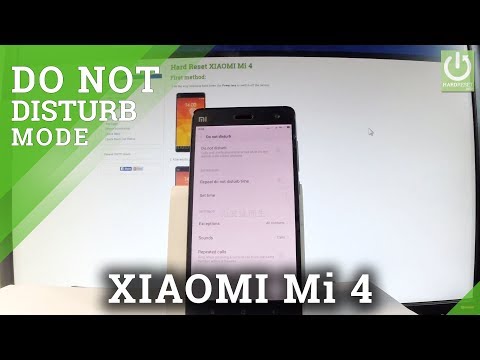 XIAOMI Mi 4 DO NOT DISTRUB MODE / Enable DND