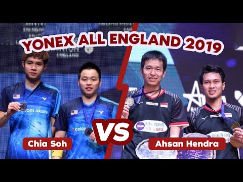 Ahsan Hendra vs Chia Soh [ FINAL YONEX ALL ENGLAND 2019 ]