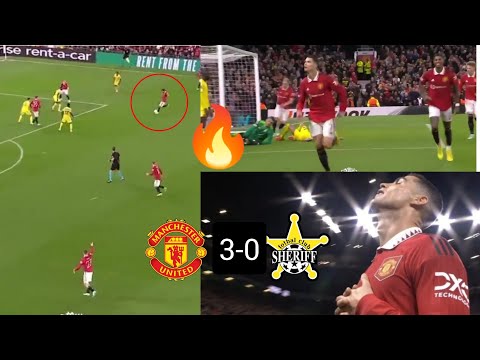 Ronaldo, Rashford,Dalot goals finish Sheriff in Europa 🔥, Man United Vs Sheriff FC as Antony spin