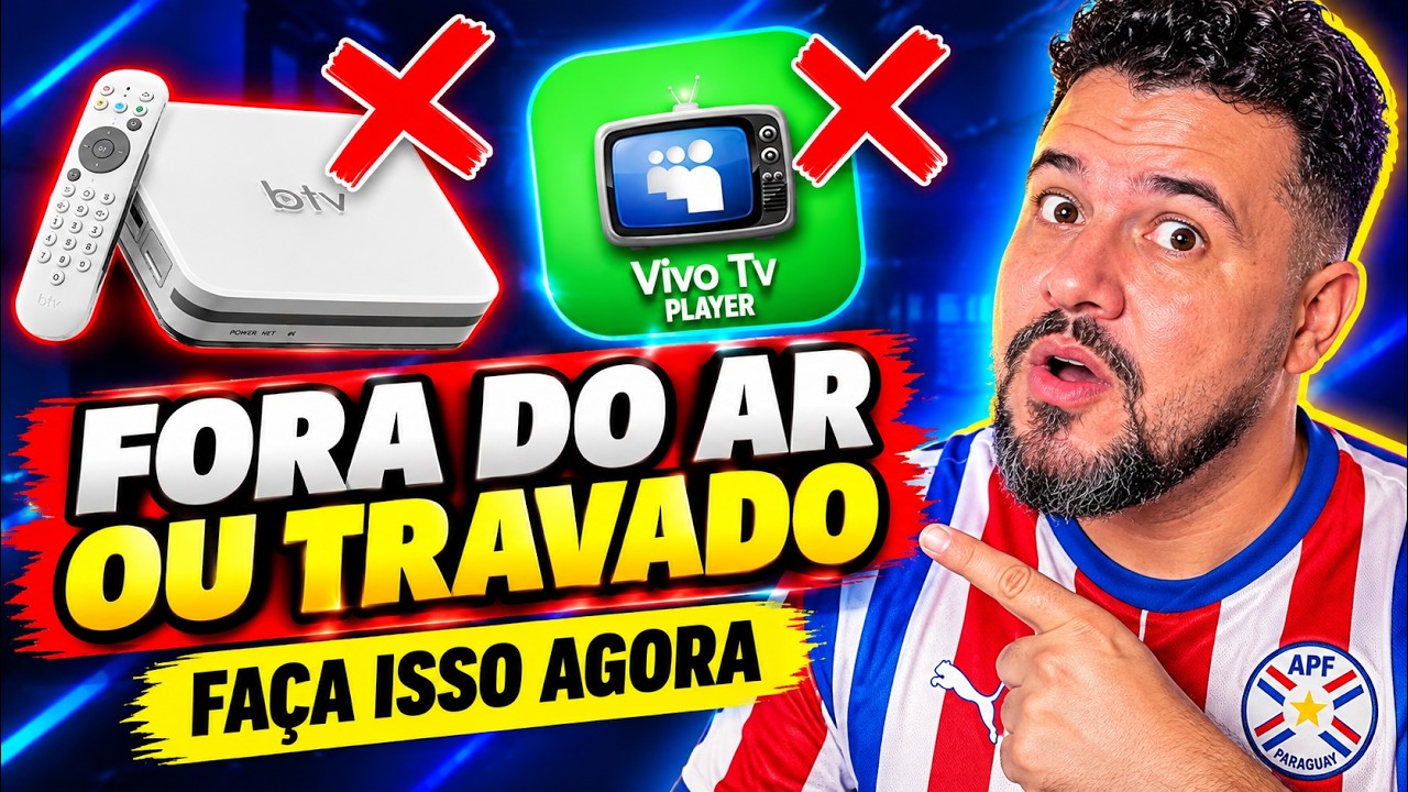 🚨 BTV PAROU DE FUNCIONAR? VIVO TV NÃO FUNCIONA? RESOLVA FAZENDO ASSIM!