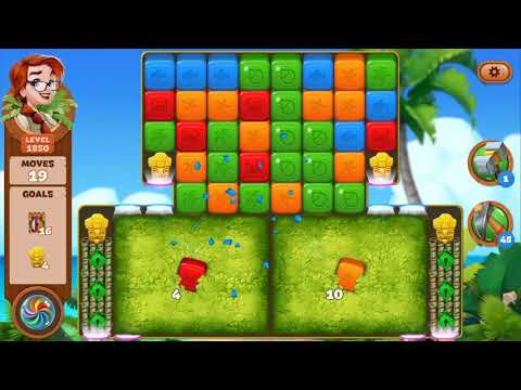 Lost Island Blast Adventure Level 1850 NO BOOSTERS - A S GAMING ✔️