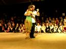 Horacio Godoy  and  Cecilia Garcia  are  dancing  to  the  milonga  "  No Hay Tierra Como La Mia  "