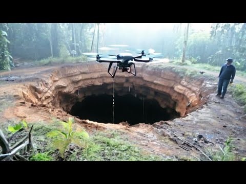 This Drone Entered Mel's Hole, What Was Captured Terrifies The Whole World!