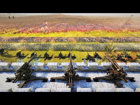 6,000,000 Romans, Spartans & Mongols Invade MODERN ARMY ARTILLERY Base - UEBS 2 | BATTLE SIMULATOR 2