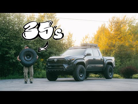 Putting 35 Inch Tires On My 4th Gen Tacoma - Full Process