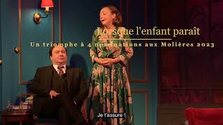 LORSQUE L'ENFANT PARAÎT avec Catherine Frot et Michel Fau / EXTRAITS MOLIÈRES