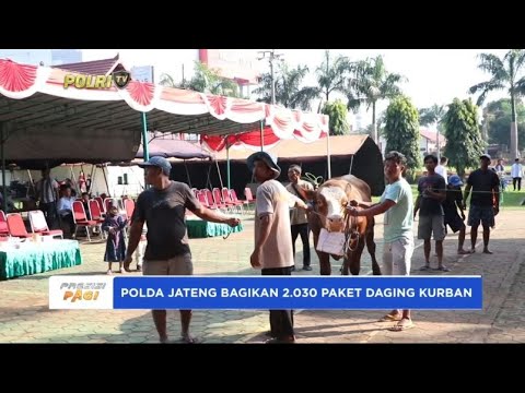 POLDA JATENG BAGIKAN 2 030 PAKET DAGING KURBAN