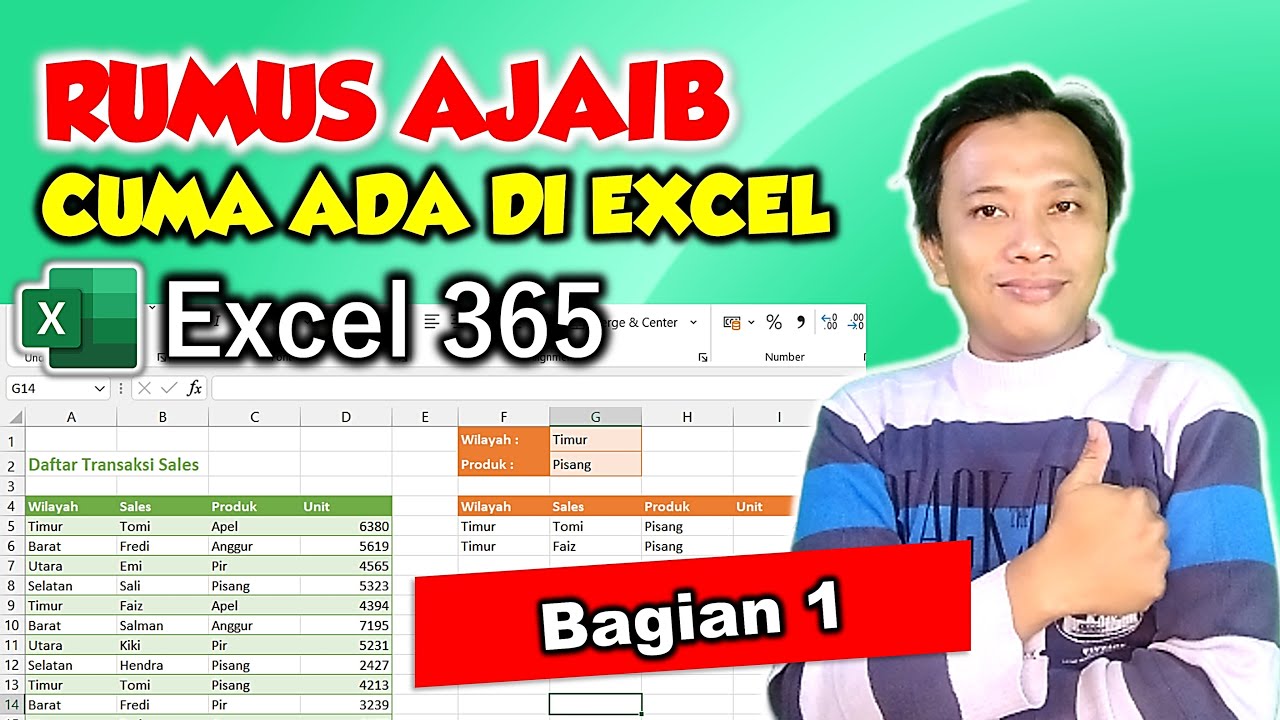 🔴TIPS EXCEL || Rumus Excel 365, Rumus FILTER