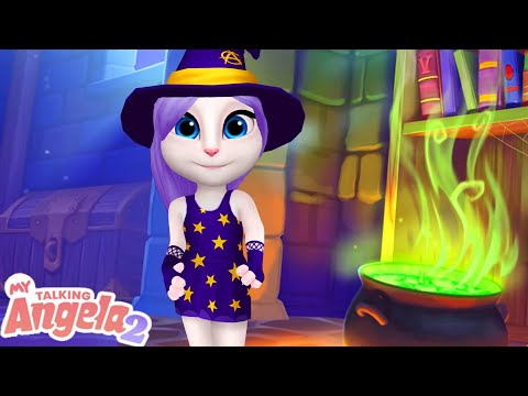 Learn the Spooky Dance with Angela. 🎃 NEW Halloween Update in My Talking Angela