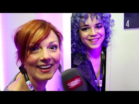 Rosanna beim 1. ESC-Dress Rehearsal von Rykka in Stockholm - #srfesc