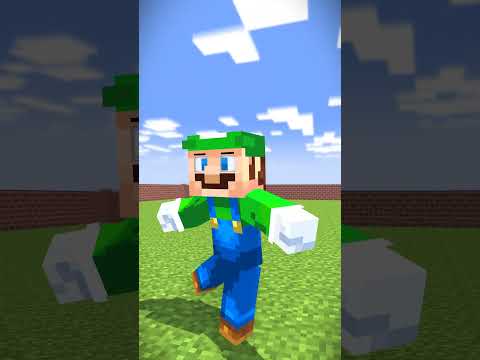 Cookie Games Animations - HELP Herobrine Hammer Throw VS Notch VS Mario & Luigi #shorts #herobrine #minecraft #hammerthrow