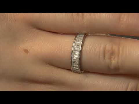 WR3084 1.00 Carat Baguette Cut Channel Set Ladies Diamond Wedding Ring