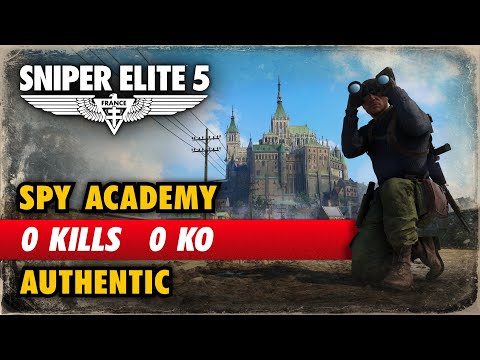 Sniper Elite 5: Spy Academy - Ghost, 0 Kills, No KO, Authentic