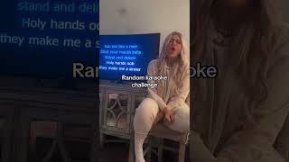 This one isn’t easy to sing 😅 #Karaoke #Singing #River #BishopBriggs #TyraMadison #Tyraoke #Viral