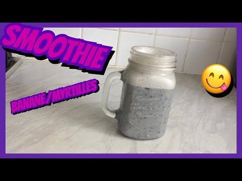 Recette Smoothie myrtille banane