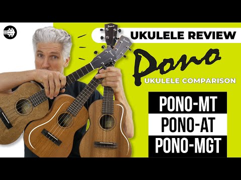 Pono MGT-K Kalele Series Solid Mango Tenor Ukulele image 7