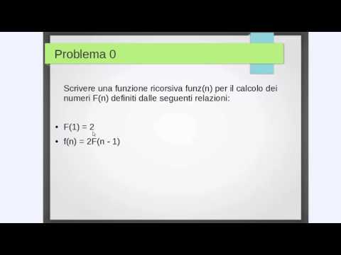 Risolvere algoritmi con la ricorsione