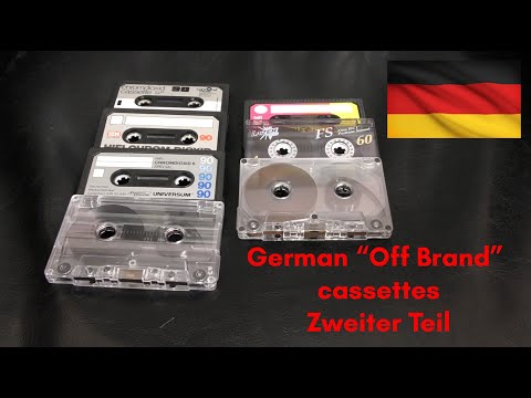 German "Off Brand" Cassettes 2 -  Magna / Universum / Megavox / Contona / Welt Funk / Dessauer