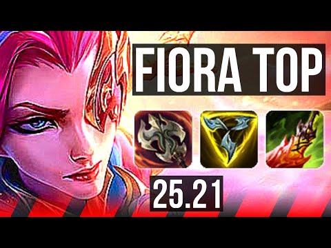 FIORA vs YONE (TOP) | 15/0/4, 9 solo kills, Legendary | KR Master | 25.21