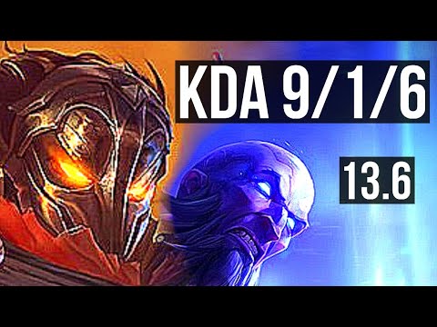 VIKTOR vs RYZE (MID) | 72% winrate, 9/1/6, Legendary | KR Master | 13.6