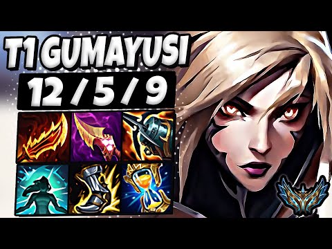 T1 Gumayusi Kaisa vs Ezreal ADC [ QuadraKill ] Patch 25.3 Korea Challenger ✅