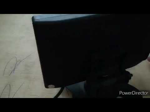 Restoration old tft color monitor from landfill