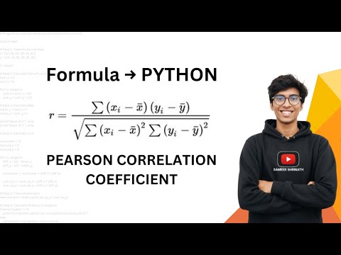 Pearson Correlation Explained Coded In Python From Scratch