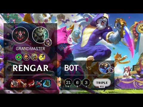 Rengar Bot vs Ezreal - BR Grandmaster Patch 10.6