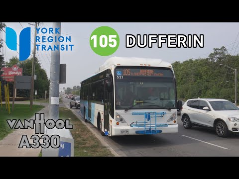 YRT Van Hool A330 521 Bus Ride