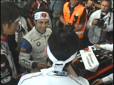 2009 WTCC in Okayama Scuderia Proteam Motorsport visit ADVAN shop