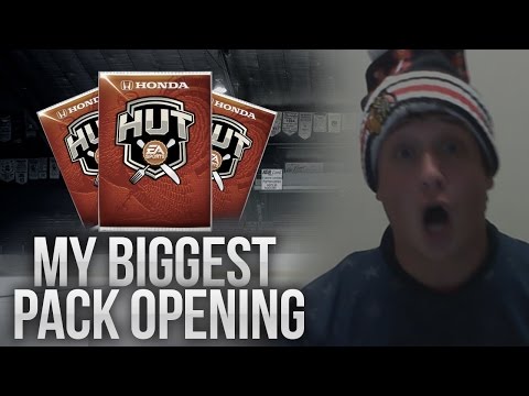 MY BIGGEST NHL 16 PACK OPENING YET! (NHL 16 ULTIMATE  PACKS!)