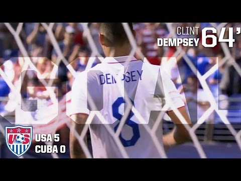 MNT vs. Cuba: Clint Dempsey Second Goal - July 18, 2015