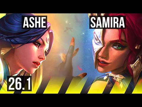 ASHE & Elise vs SAMIRA & Taric (ADC) | EUNE Challenger | 26.1