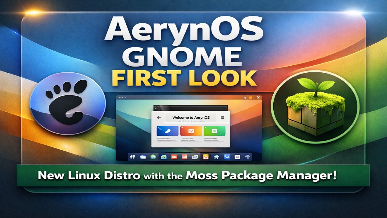 AerynOS GNOME First Look – A New Linux Distro with the Moss Package Manager