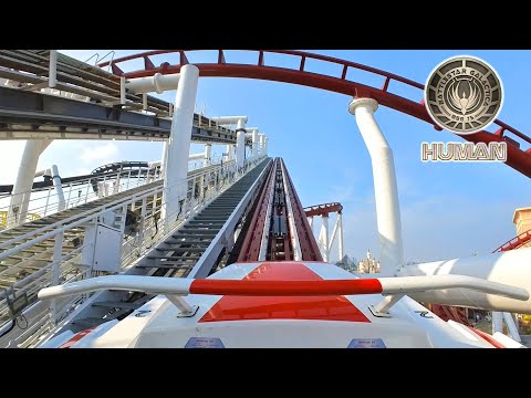 Battlestar Galactica Human 4K Front Seat POV - Universal Studios Singapore