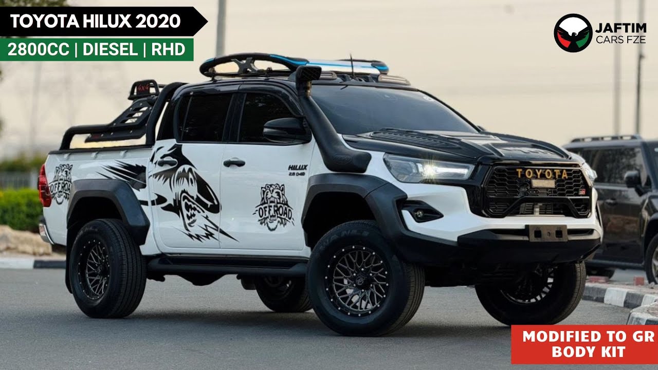 Toyota Hilux 2020 | GR SPORT KIT | DOUBLE CABIN | RHD | 2.8L DIESEL ENGINE | AUTOMATIC TRANSMISSION | 4 X 4 | ROO video