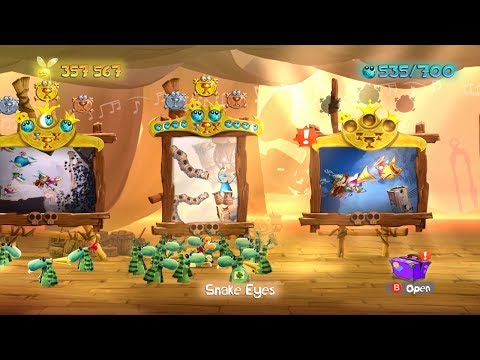 Walkthrough: Rayman Legends 100% - Snake Eyes