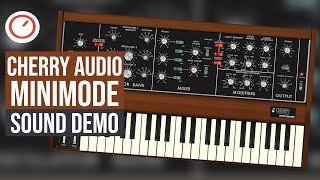 Video thumbnail for Cherry Audio Miniverse Sound Demo, A Polyphonic Minimoog Emulation by SYNTH ANATOMY