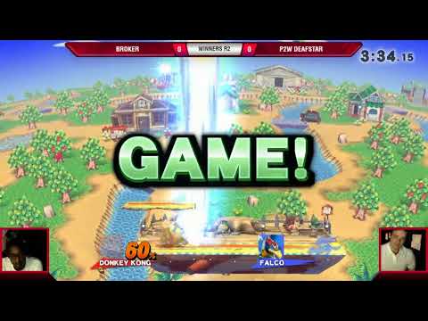 VS Weekly 7/12/18 - Winners R2 - Broker (Donkey Kong) vs P2W Deafstar (Falco/Falcon) - Smash 4