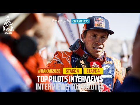 Interview of the day presented by Aramco - Stage 4 - #Dakar2025