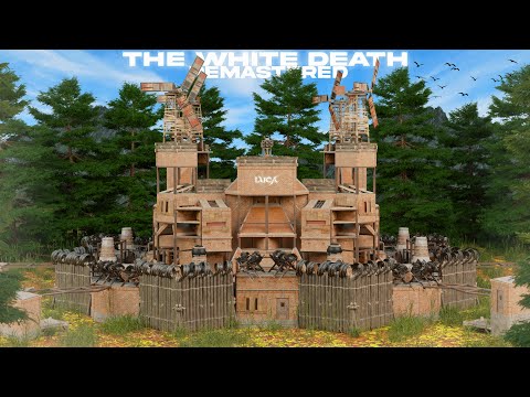 The White Death Remastered • 8-12 Man Base • Rust Base Build Tutorial