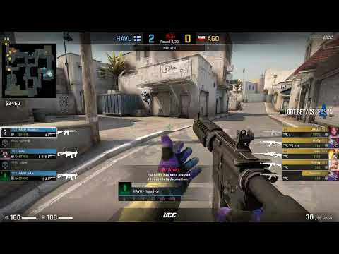 (RU) HAVU vs x-kom AGO | Loot.bet/CS Season 4 | map 1 | by @Toll_Tv