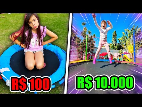 CAMA ELÁSTICA DE R$100, R$1.000 E R$10.000! - Desafio