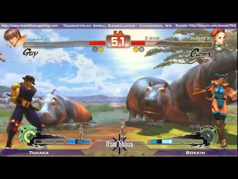 Tourneyplay April SSF4 Singles Top 8 - Tanaka (GUY) vs Bokkin (CAM) - Winners Semi-Finals #2