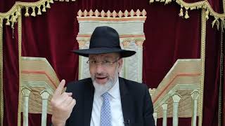 Le Rabbi explique les 10 commandement. Réfoua chéléma et réussite de Benoît ben Joëlle