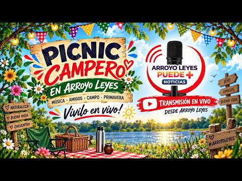 Picnic Campero en el Camping de  Arroyo Leyes