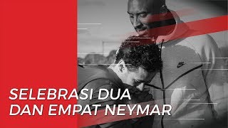 Selebrasi Dua dan Empat Neymar untuk Kobe Bryant