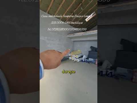 Casa individuala Parter si mansarda Sanpetru Brasov zona Lempes — Video