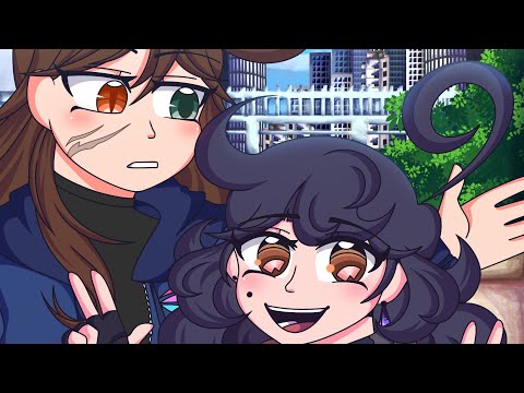 Drawing my original characters || Narji and Yanori || #shorts