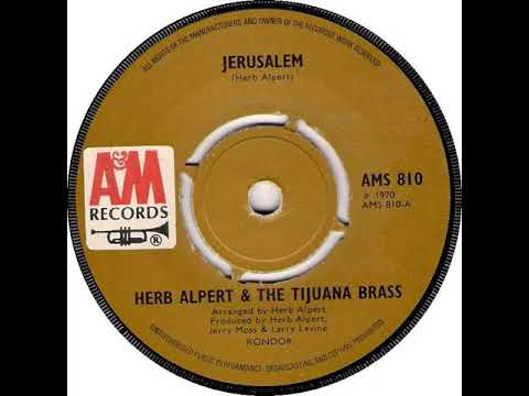 UK New Entry 1970 (227) Herb Alpert & The Tijuana Brass - Jerusalem